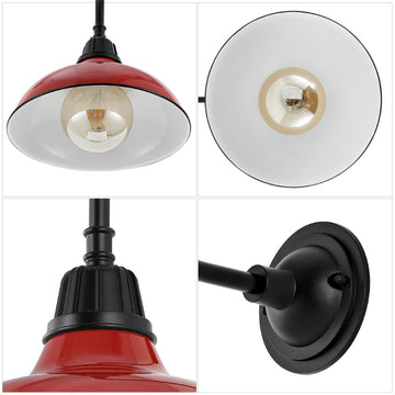 Aurora 12.25" Farmhouse Industrial Indoor/Outdoor Iron LED Gooseneck Arm Outdoor Sconce